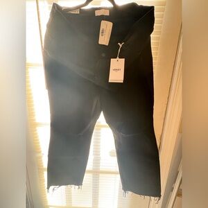 Vervet Women's Classic Black Wide Leg Jeans